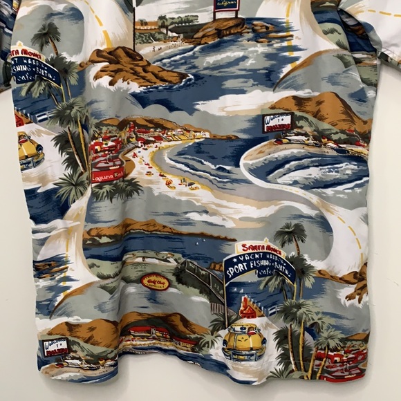 Bill Blass Men’s Unique Summer Beach Outdoor Shirt - Picture 5 of 6